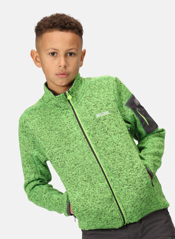 PILE NEWHILL FULL ZIP 250gr JUNIOR, R8F GREEN, small