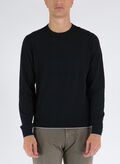 MAGLIONE GIROCOLLO CASHMERE, 1200 BLK, thumb