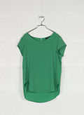 BLUSA LOOSE SHORT SLEEVED TOP, LEPRE GREEN, thumb