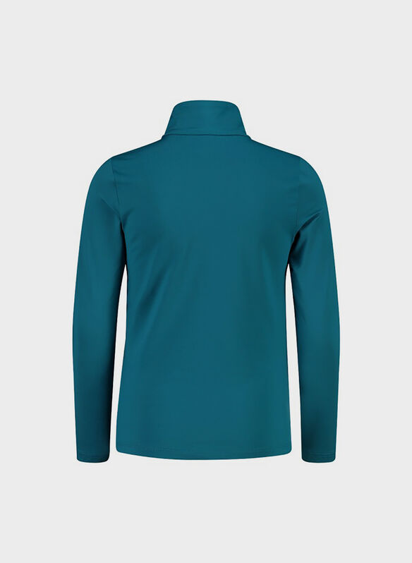 MAGLIA SECOND LAYER IN SOFTECH RAGAZZA, E867 TEAL, medium