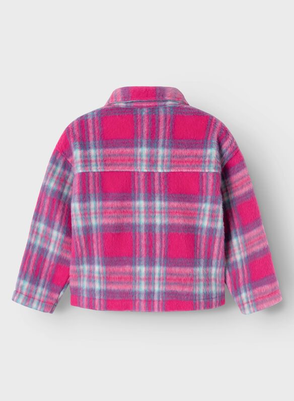 SHACKET CHECK RAGAZZA, PHLOX PINK FUXIA, medium