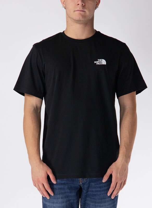 T-SHIRT SIMPLE MICRO LOGO, BLK, medium