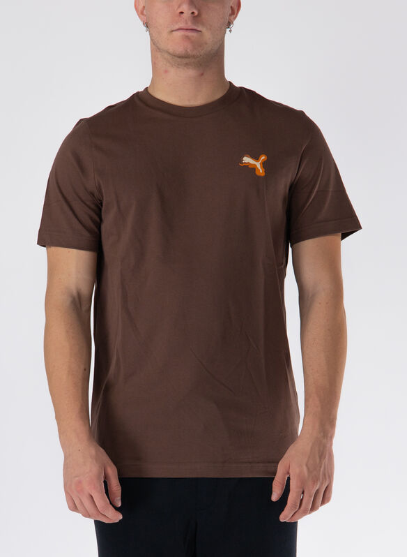 T-SHIRT BRAND LOVE, 65 BROWN, medium