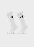 CALZA 2PAIA MONOGRAM, 802 WHT, thumb