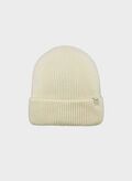 CAPPELLO IN MAGLIA KINABALU CON RISVOLTO UNISEX, 010P WHEAT, thumb