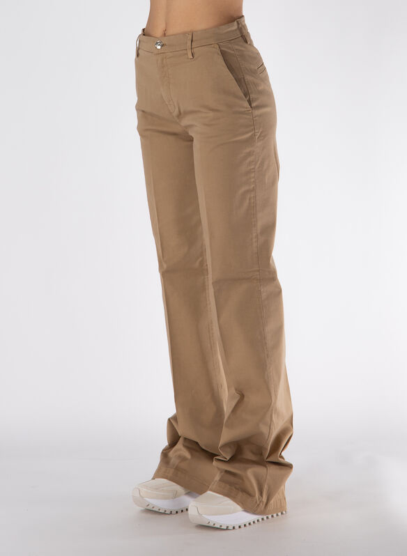 PANTALONE FLARE CHINO, 71320 CAMMELLO, medium