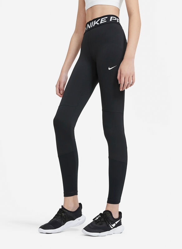 LEGGINGS TRAINING RAGAZZA, 010 BLK, medium