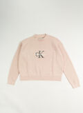 MAGLIONE GIROCOLLO MONOLOGO RAGAZZA, TER PINK, thumb