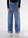 JEANS HOPE A VITA ALTA, MEDIUM BLUE DENIM, thumb