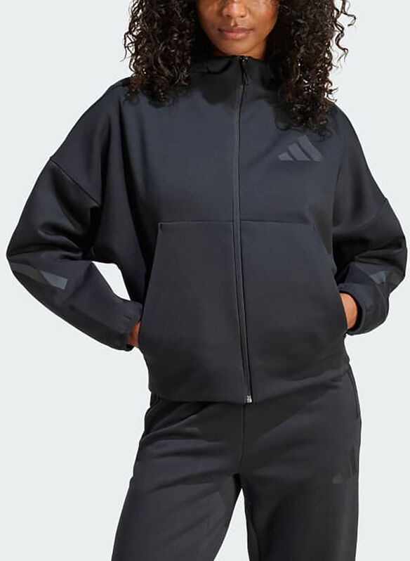 FELPA ZNE FULL ZIP, BLK, medium