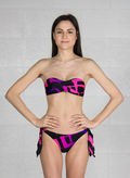 BIKINI FASCIA SCRAWL STAMPATO, 509BLKPINK, thumb