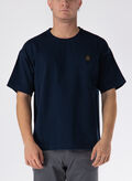 T-SHIRT MICRO PATCH, F03700 DARK BLU, thumb