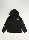 FELPA HOODIE EXCELLENCE RAGAZZO, 01 BLK, thumb