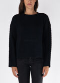 MAGLIONE GIROCOLLO MILANO, 1200 BLK, thumb