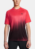 MAGLIA A MANICHE CORTE TECH FADE, 0713 REDBLK, thumb