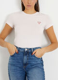 T-SHIRT MICRO LOGO LATO CUORE, A60W PINK, thumb