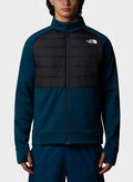 FELPA FULL ZIP REAXION, PETROL, thumb