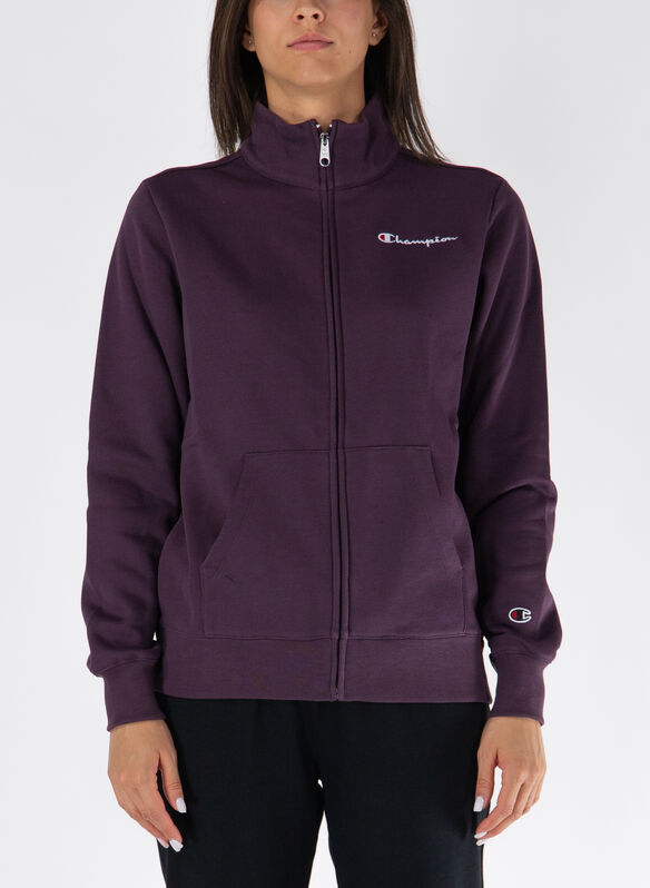 FELPA SCRIPT SHOP FULL ZIP, VS503 PURPLE, medium