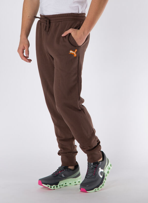 PANTALONE BRAND LOVE, 65 BROWN, medium