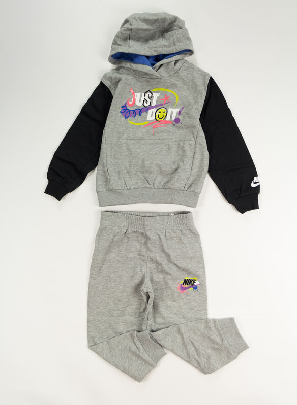 TUTA TERRY CON CAPPUCCIO BAMBINO, 042 GREY, medium