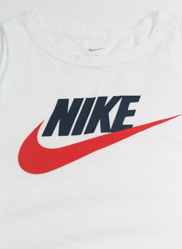 CANOTTA LOGO SWOOSH RAGAZZO, 100 WHT, medium