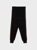 PANTALONE JOGGERS IN MAGLIA, A4279 BLK, thumb