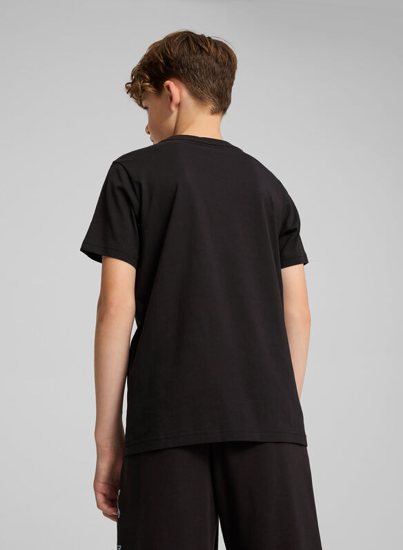 T-SHIRT ESSENTIALS+ RAGAZZO, 01 BLK, medium