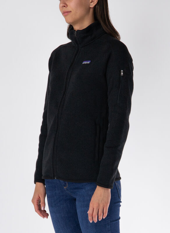 FELPA  FULL ZIP BETTER, BLK, medium