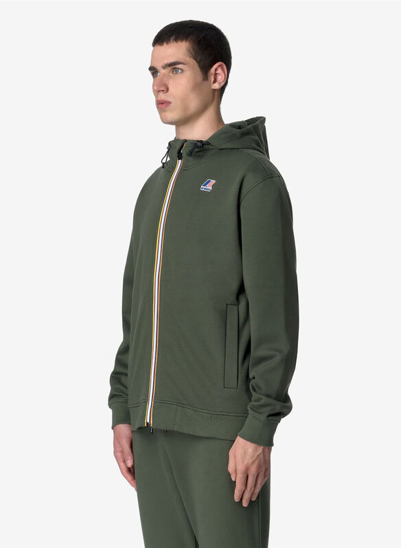 FELPA LE VRAI ARROUX FULL ZIP, WMR VERDONE, medium