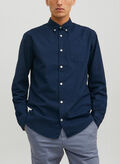 CAMICIA OXFORD, NAVY BLAZER SLIM FIT, thumb