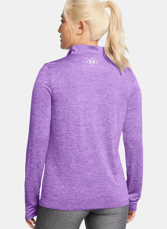 MAGLIA  HALF ZIP TWIST, 0525 PURPLE, medium