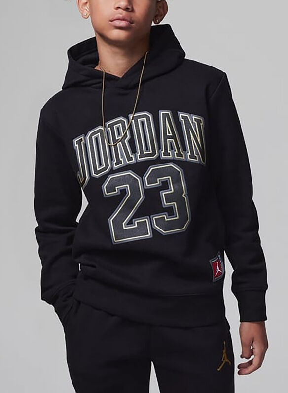 FELPA HOODIE JORDAN 23 RAGAZZO, K5X BLKGOLD, medium