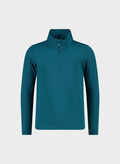 MAGLIA SECOND LAYER IN SOFTECH RAGAZZA, E867 TEAL, thumb