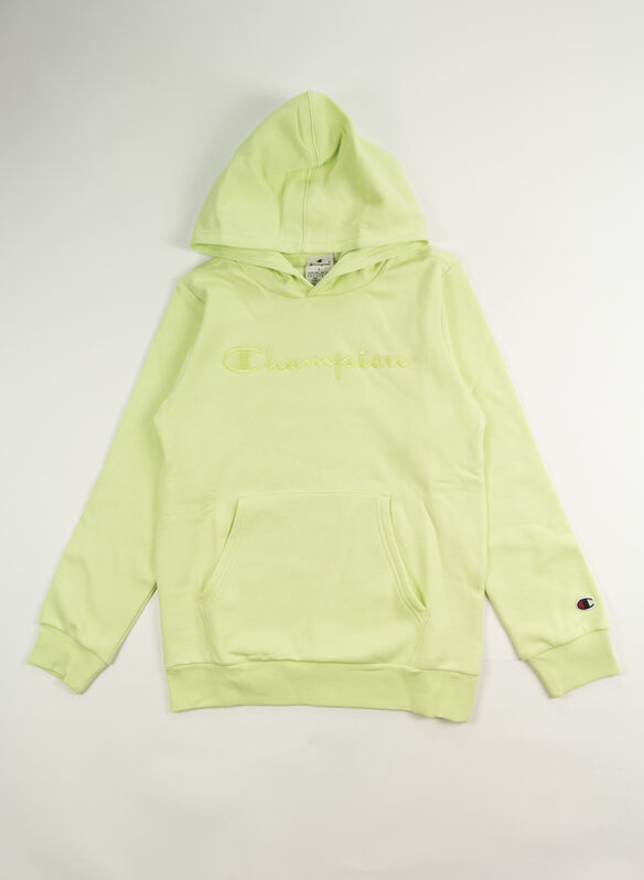 FELPA HOODIE CON LOGO RAGAZZO, GS126 LEMON, medium