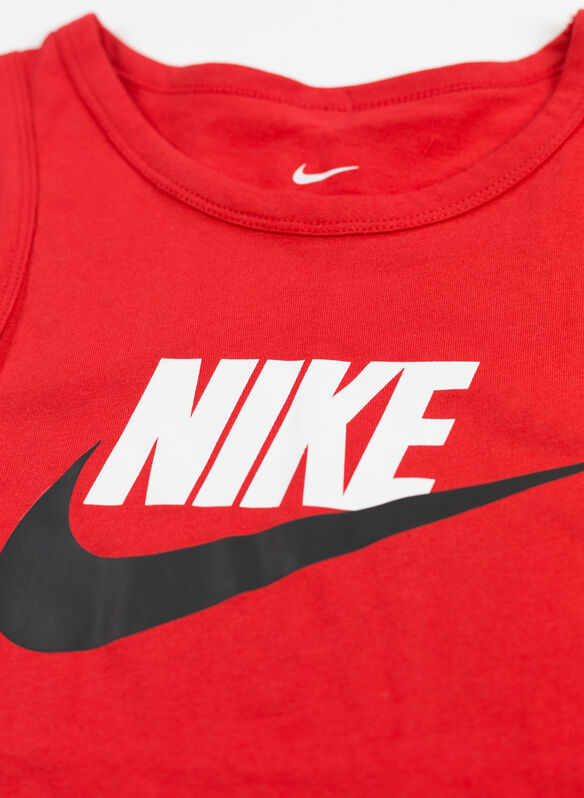 CANOTTA LOGO SWOOSH RAGAZZO, 657 RED, medium