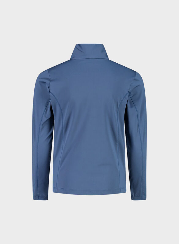 MAGLIA SECOND LAYER IN SOFTECH RAGAZZO, N825 BLUE STONE, medium