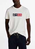 T-SHIRT SLIM ENTRY GRAPHIC, YBL WHT, thumb