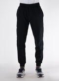 PANTALONE JOGGER CON COULISSE, 99 BLK, thumb