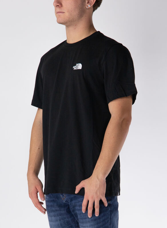 T-SHIRT SIMPLE MICRO LOGO, BLK, medium