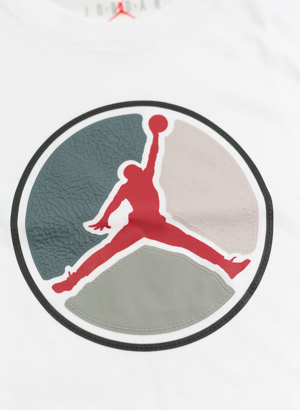 T.SHIRT AIR JORDAN BAMBINO, 001 WHT, medium