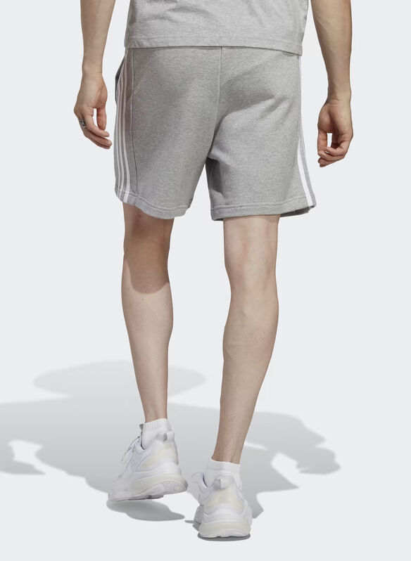 SHORTS ESSENTIALS FRENCH TERRY, GREY, medium