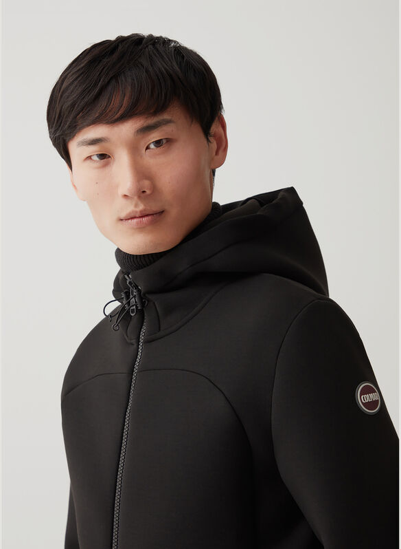 FELPA FULL ZIP SCUBA, 99 BLK, medium