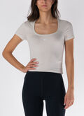 T-SHIRT CROP CHILL, 104 PANNA, thumb