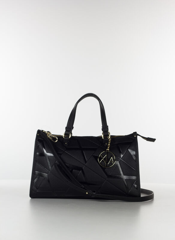 BORSA BAULETTO GYNGER, 19921 BLK, medium