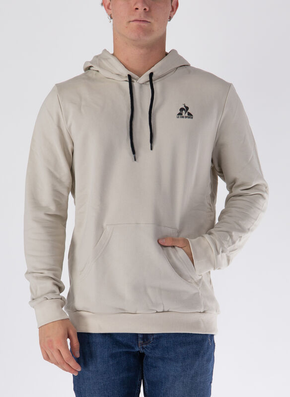 FELPA HOODIE CON LOGO, BEIGE, medium