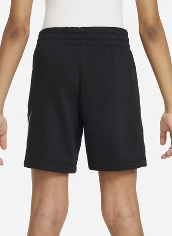 SHORTS CLUB IN FRENCH TERRY RAGAZZO, 010 BLK, small