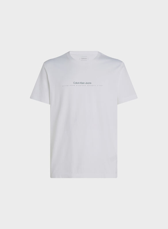 T-SHIRT LOGO MINIMAL, YAF WHT, medium