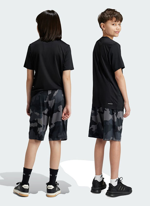 SHORT TRAIN ESSENTIALS SEASONAL RAGAZZO, BLK, medium