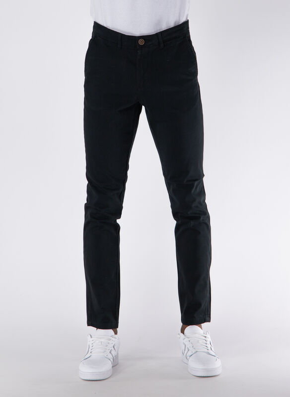 PANTALONE MARCO BOWIE CHINO, BLACK, medium