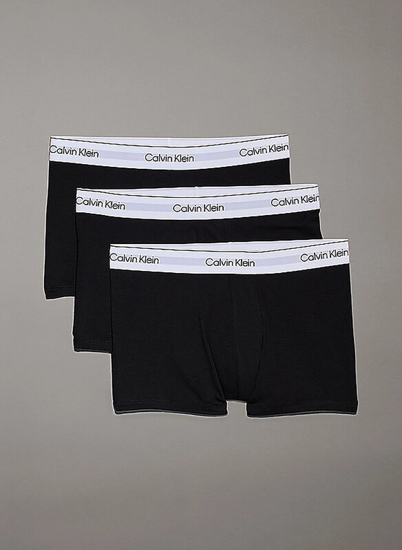 BOXER CON LOGO 3 PAIA, UB1 BLK, medium